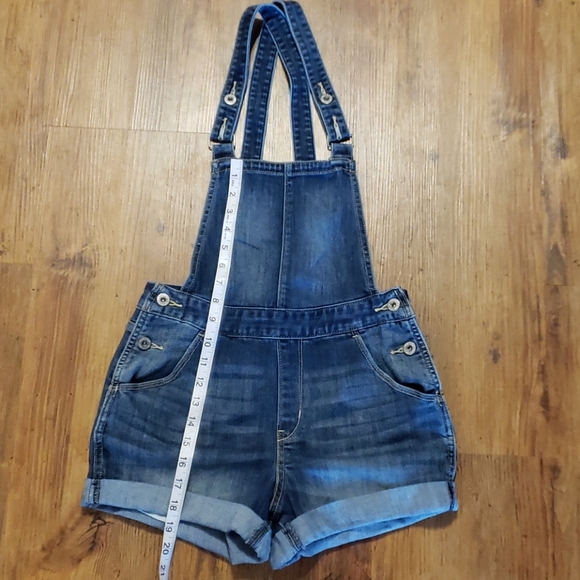 Denizen Levi overall shorts faded blue wash - Picture 1 of 7